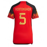 Belgien Jan Vertonghen #5 Replika Hemmatröja Dam VM 2022 Kortärmad